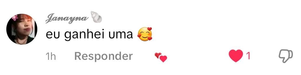 Comentário TikTok