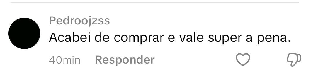 Comentário TikTok