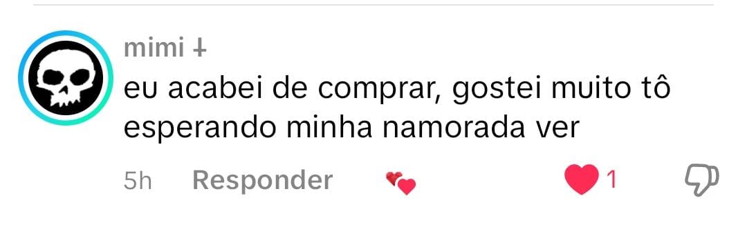 Comentário TikTok