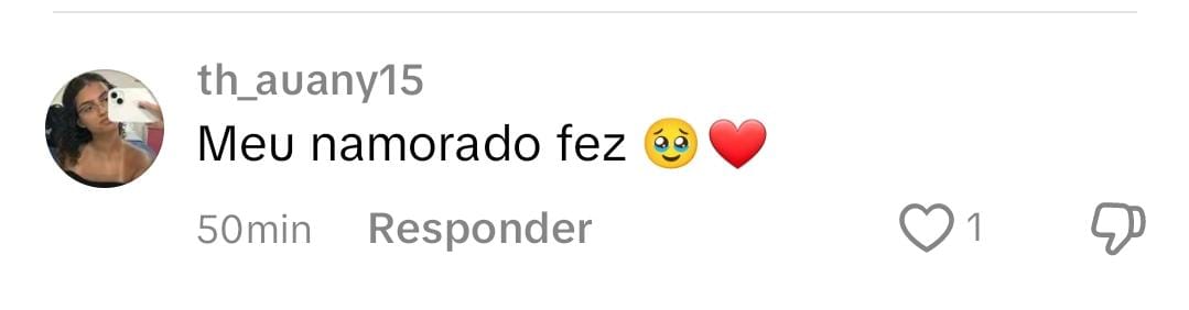 Comentário TikTok