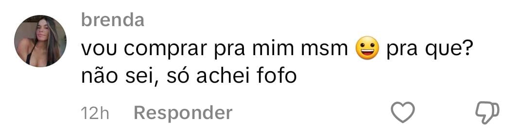 Comentário TikTok